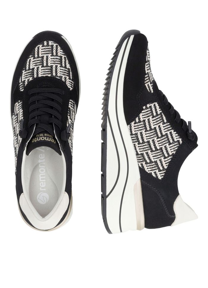 Remonte, sportliche Damen-Sneaker, Weite H, mit herausnehmbarem Fussbett 